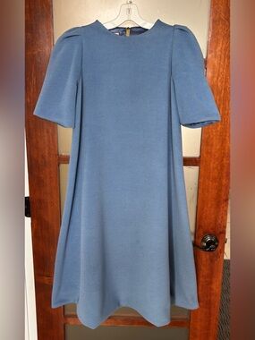 Giovanna Nicolai A-Line Dress in Slate Blue